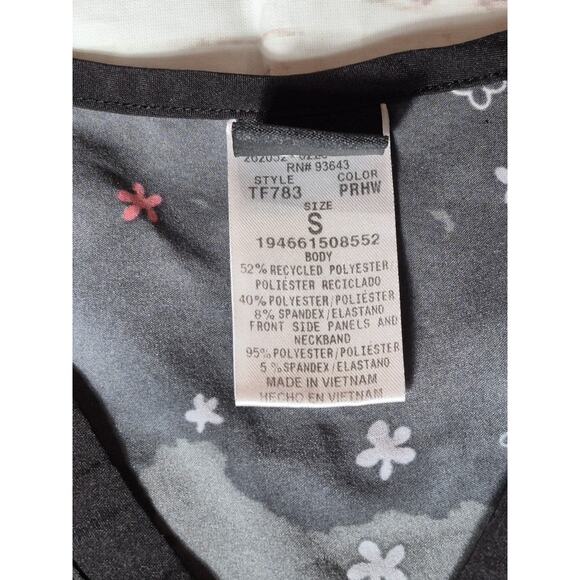 Disney Snow White V-Neck Scrub Top Womens Size Small - Picture 7 of 8